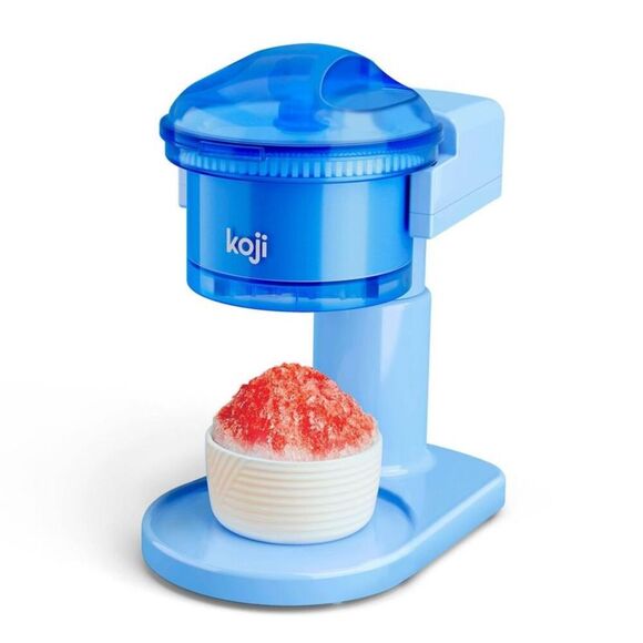 Koji - 6 Cups 16oz Blue Snow Cone Maker Set Shaved I Blue - Picture 2 of 4